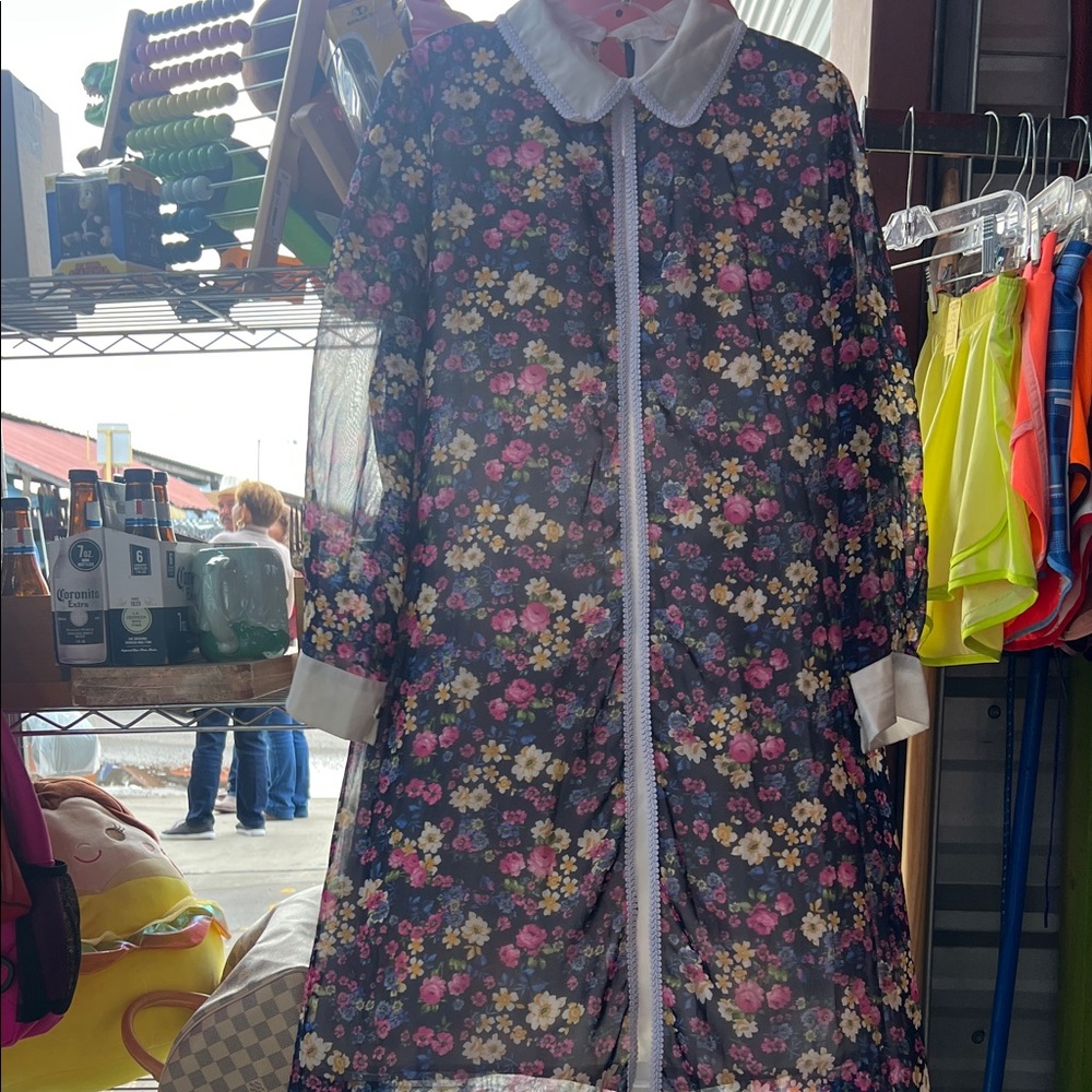 Floral Women's Sheer Cape